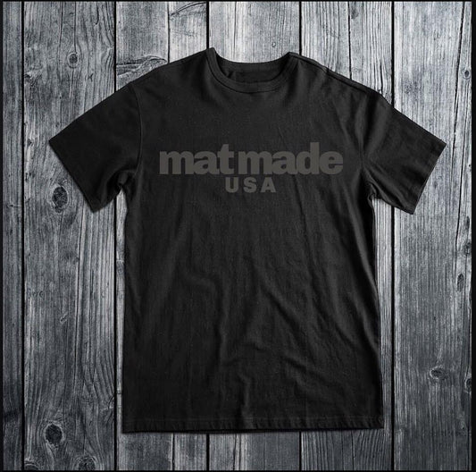 Mat Made Black Out T Shirt